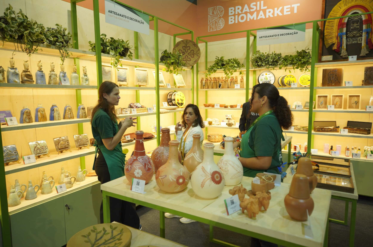 Loja Brasil BioMarket reúne 40 negócios sustentáveis do Norte e Nordeste na Feira do Empreendedor 2026 